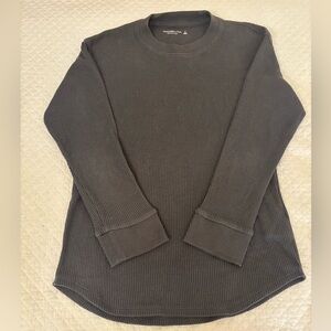 Abercrombie long sleeve, Small, grey